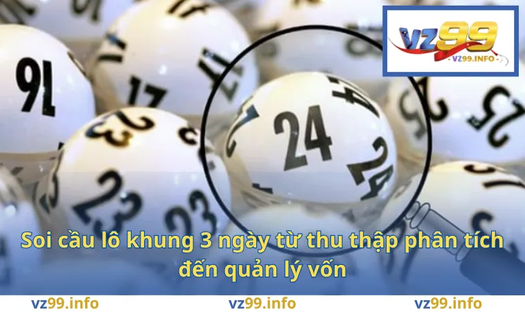Soi cầu lô khung 3 ngày từ thu thập phân tích đến quản lý vốn